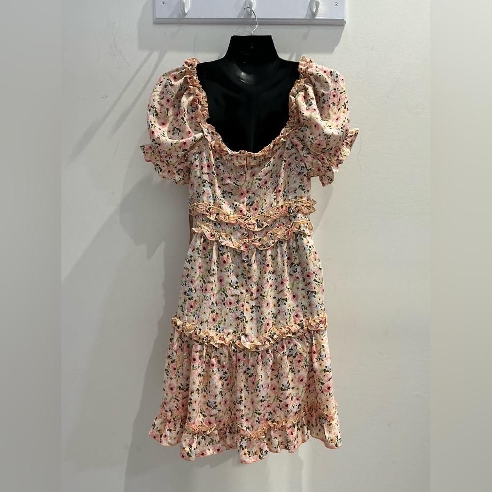 Floral Ruffle Dress - Picture 2 of 4